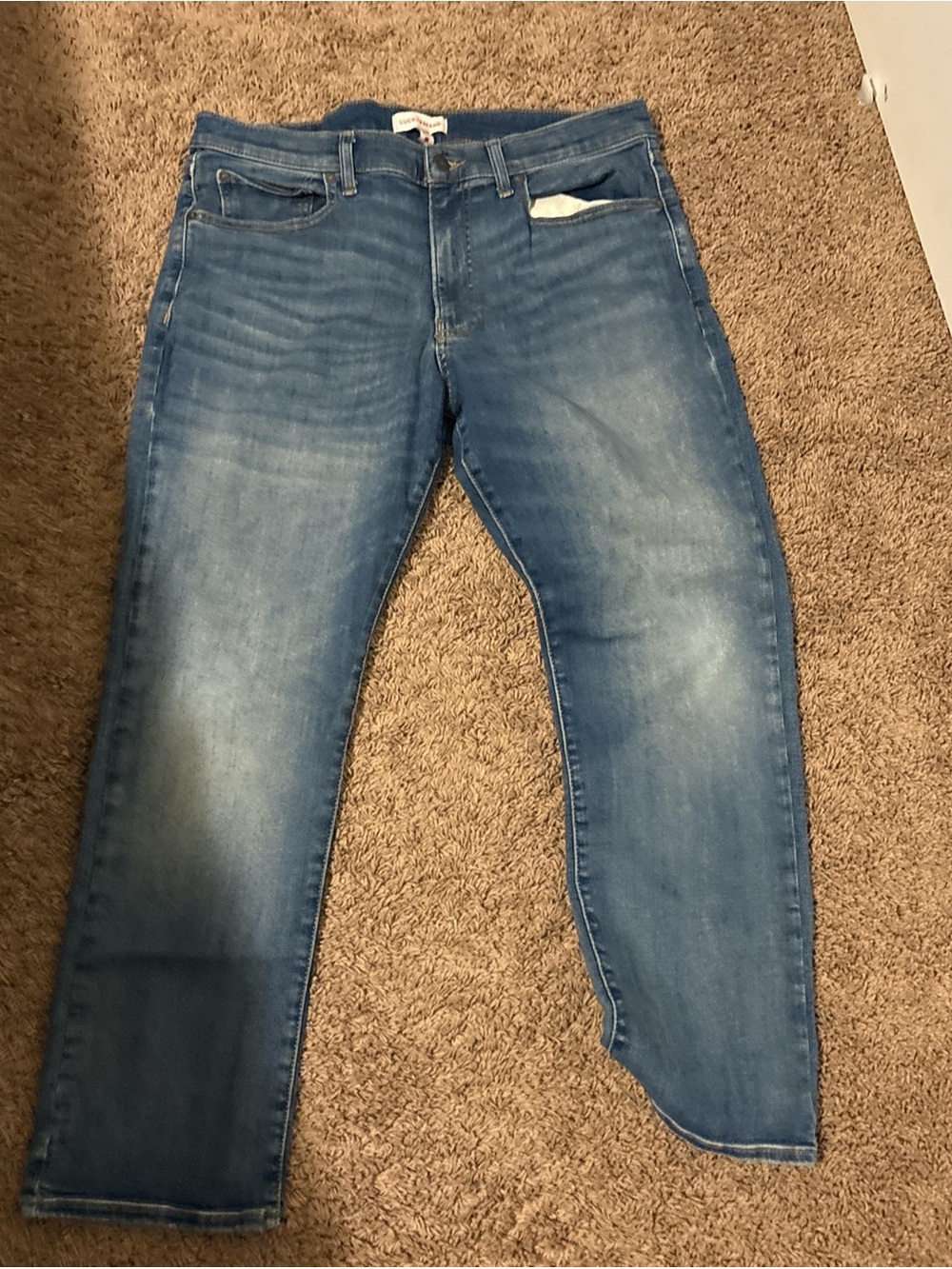 Lucky Brand Men's Medium Blue Slim Straight Jeans